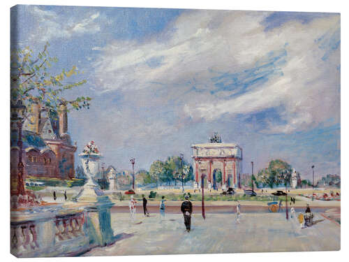 Canvas print Tuileries