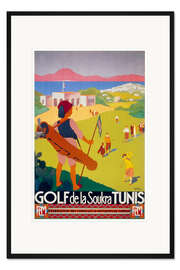Gerahmter Kunstdruck Soukra Golfplatz