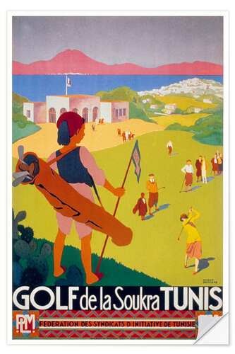 Vinilo para la pared Soukra Golf Course