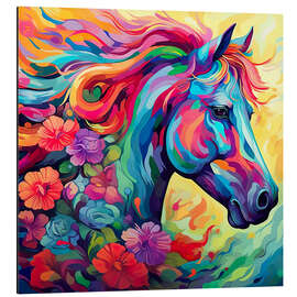 Magnettafel Laufendes Pferd II