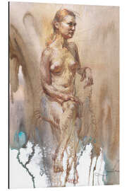 Magnettafel Mesmerizing Enigma of Seduction