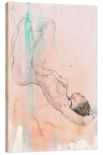 Quadro de madeira Mysterious Power of Seduction