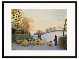 Gerahmter Kunstdruck Heimkommen