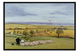 Gerahmter Kunstdruck Schafzüchter, Isle of Sheppey