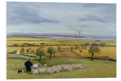 Tableau en PVC Sheep Farmer, Isle of Sheppey