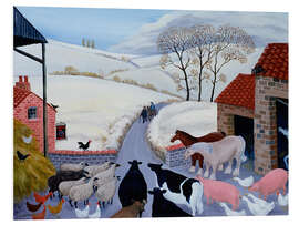 Hartschaumbild Kein Platz im Gasthaus - Margaret Loxton