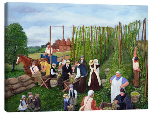 Tableau sur toile Hop Picking