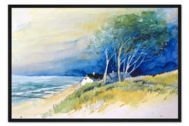 Gerahmter Kunstdruck Ahrenshoop auf dem Darss