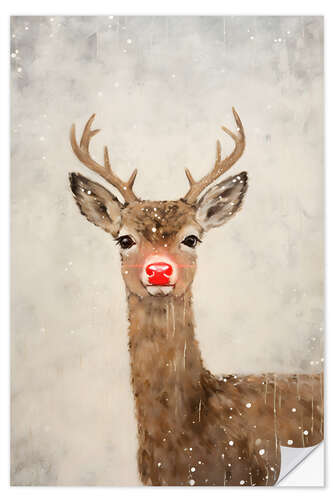 Wall sticker Rudolph