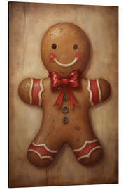 Magnettafel Lächelnder Lebkuchenmann