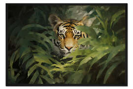 Gerahmter Kunstdruck Jungle Predator