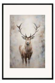 Gerahmter Kunstdruck Held der Wälder