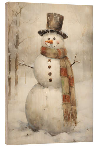 Trebilde Snowman With a Scarf