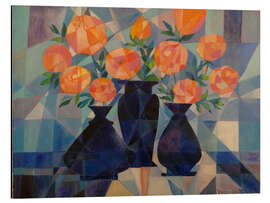 Aluminium print Still Life With Peonies