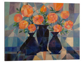 Tableau en plexi-alu Still Life With Peonies