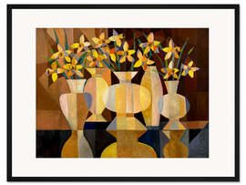 Gerahmter Kunstdruck Herbstliches Stillleben