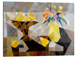 Magnettafel Stillleben mit Birnen und Iris