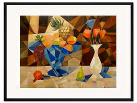 Gerahmter Kunstdruck Festliches Stillleben