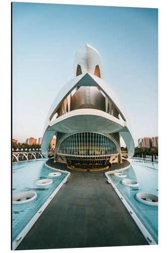 Tableau en aluminium City of Arts and Sciences, Valencia