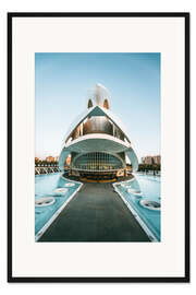 Gerahmter Kunstdruck Stadt der Künste und Wissenschaften, Valencia