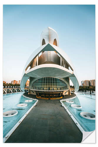 Muursticker City of Arts and Sciences, Valencia