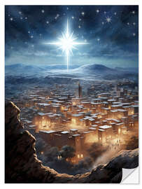 Wall sticker Christmas Star over Bethlehem