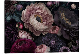 Galleriprint Dark Moody Flowers