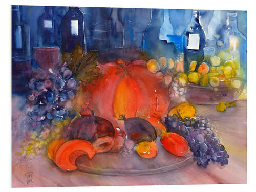 Tableau en PVC Still Life with Pumpkin