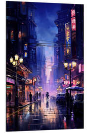 Magnettafel Urban Nightlife Mystique