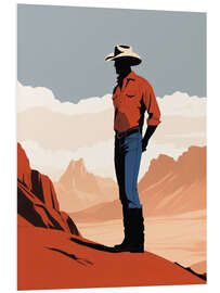 PVC print Desert Cowboy Stance