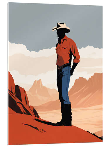 Gallery Print Desert Cowboy Stance