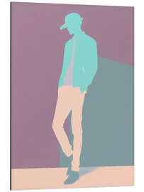 Magnettafel Urban Cyan Man