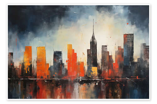 Poster Big City Skyline I