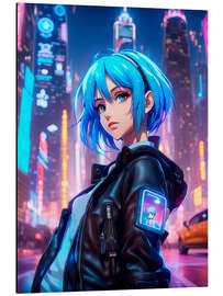 Magnettafel Japanisches Anime-Mädchen II