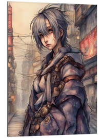 Magnettafel Japanisches Anime-Mädchen III