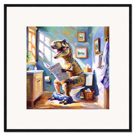Ingelijste kunstdruk Dino's Daily Dose of Humor - Leon Devenice