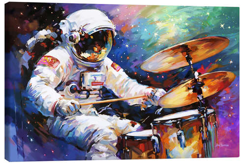 Canvas print The Cosmic Drummer