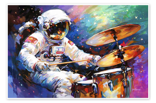 Poster The Cosmic Drummer