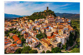 Tableau en PVC Posada, Sardinia, Italy