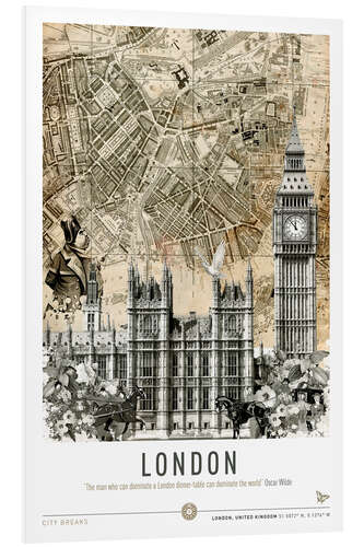 Quadro em PVC London City Break I