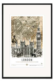 Gerahmter Kunstdruck London City Break I