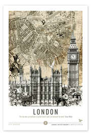 Poster  London City Break I - StudioGoggin