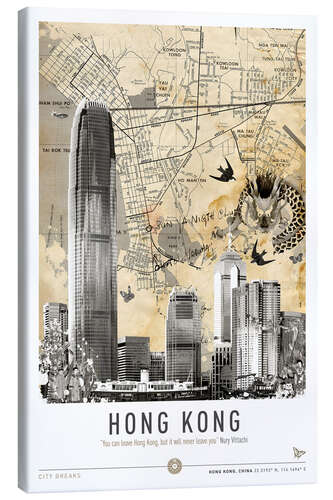 Canvas print Hong Kong City Break