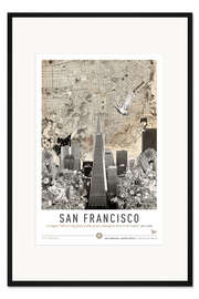 Gerahmter Kunstdruck San Francisco City Break