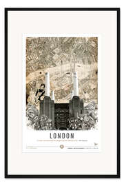 Gerahmter Kunstdruck London City Break II