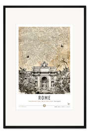 Gerahmter Kunstdruck Rome City Break
