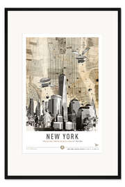 Gerahmter Kunstdruck New York City Break