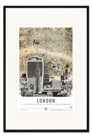 Gerahmter Kunstdruck London City Break III