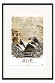 Gerahmter Kunstdruck Sydney City Break
