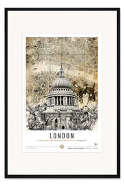Gerahmter Kunstdruck London City Break IV